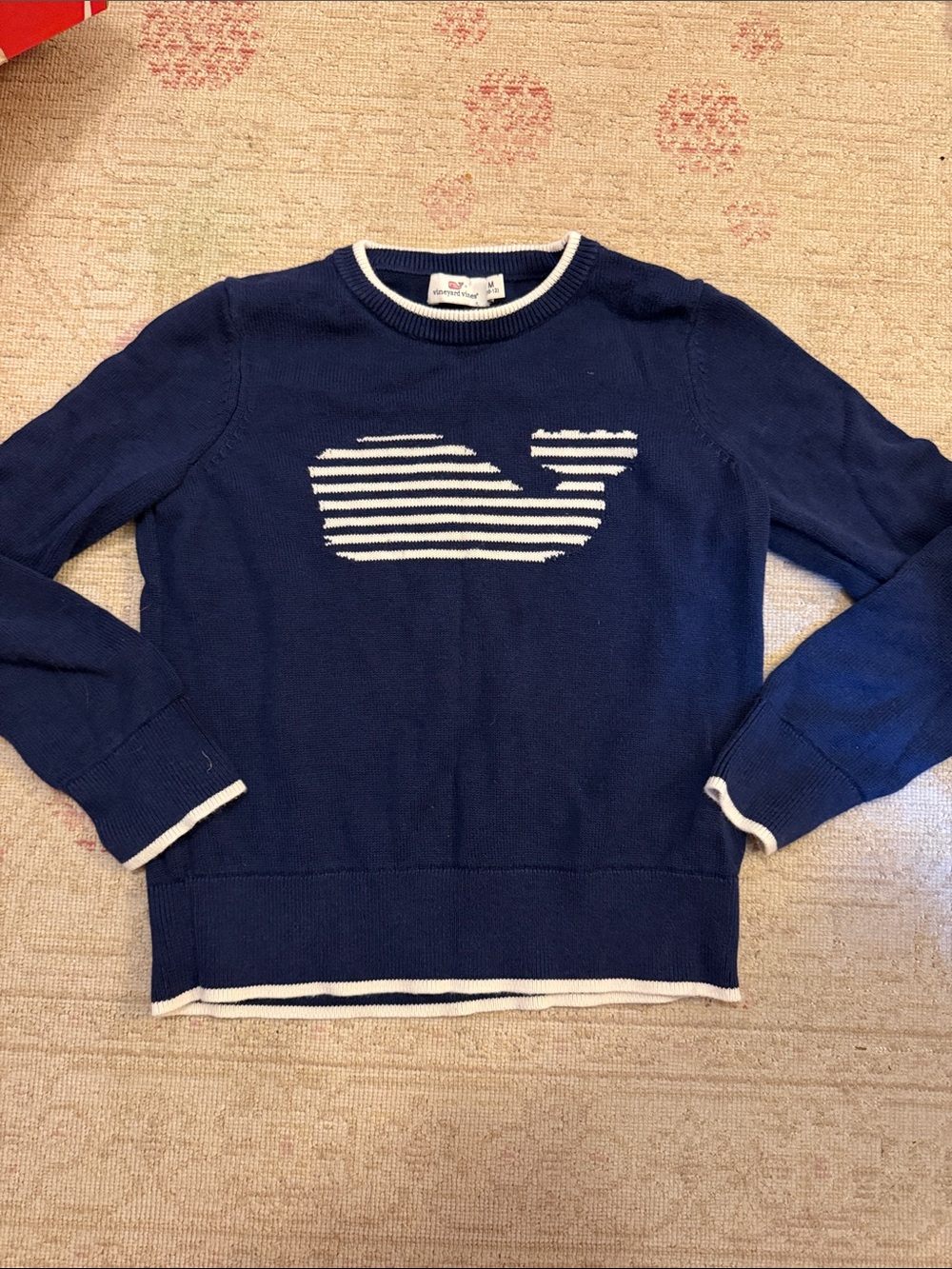 Vineyard vines whale LogoSweater kids size 10/12
